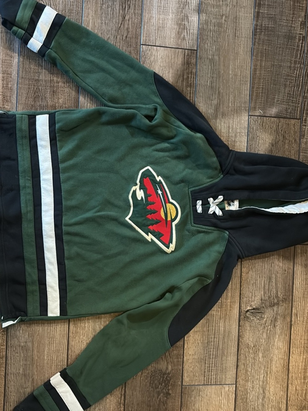 Youth Wild NHL Hoodie Sweater with Team Crest